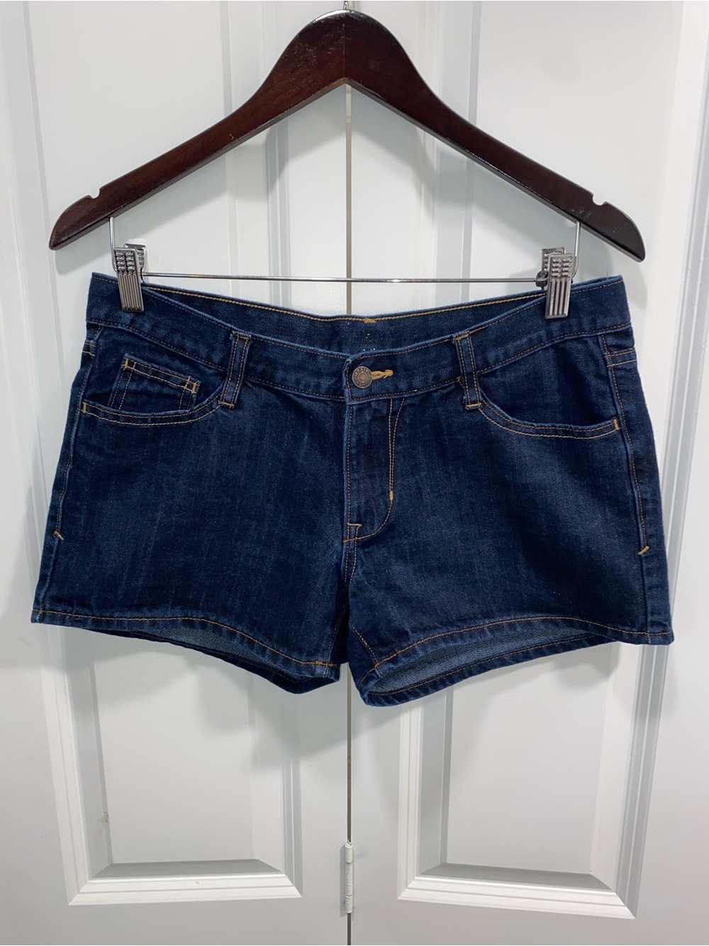 Old Navy Dark Blue Denim Short Shorts